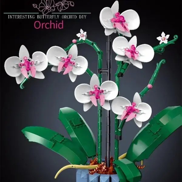 Artificial Flower Bouquet Building Blocks Kit - Image 4