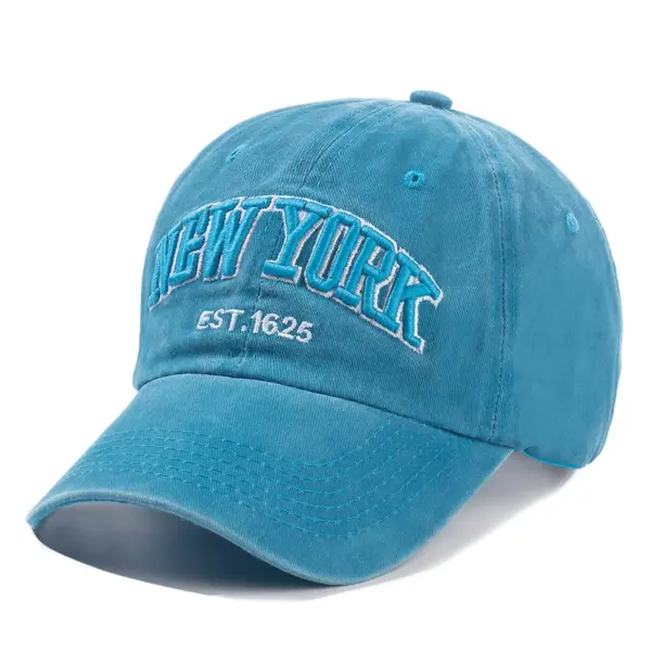 2025 Unisex New York Washed Cotton Cap - Image 8