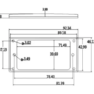 Humbucker Pickup Mounting Rings Set for Guitar 16 Sb730e185f83141bd8ba07555c729eebfa