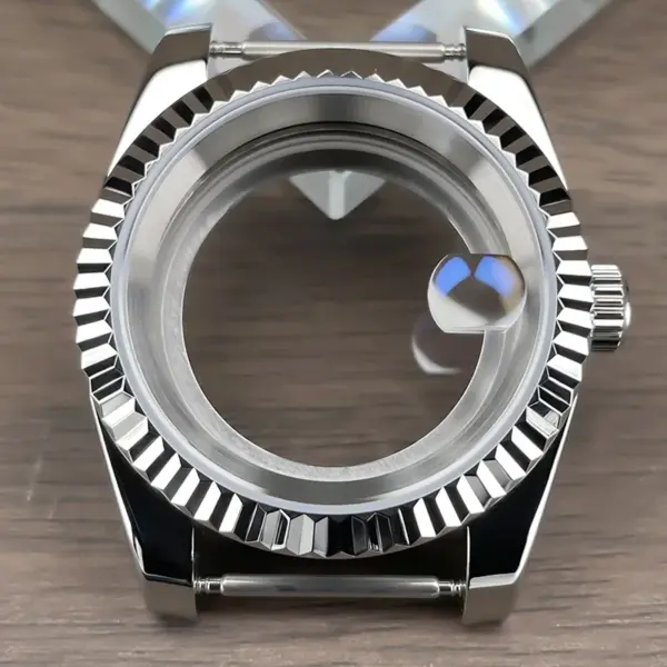 Fluted Bezel Watch Case for NH35 NH36 Movement - Image 23