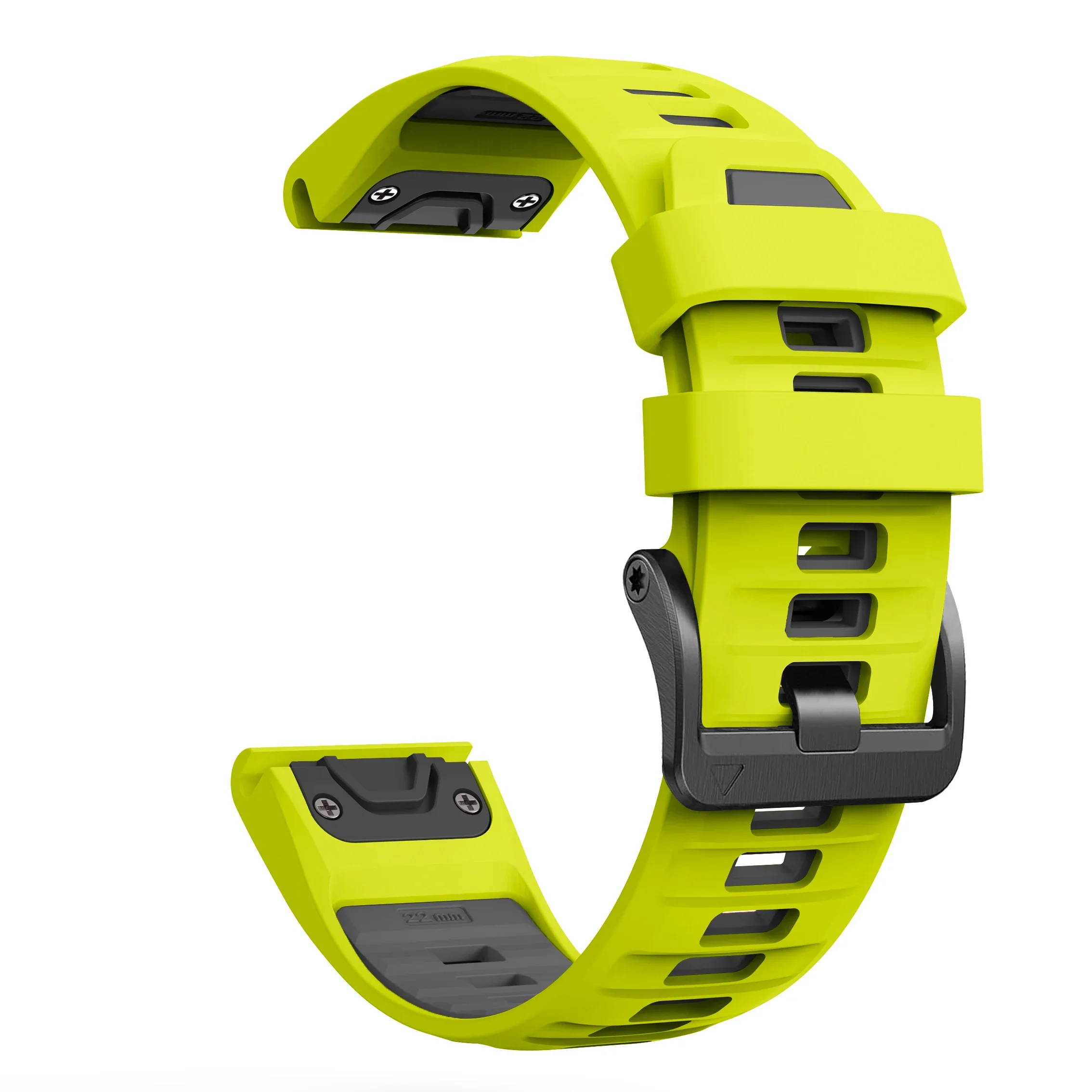 Silicone Strap with Steel Buckle for Garmin Fenix 17 Silicone Strap with Steel Buckle for Garmin Fenix - Image 17