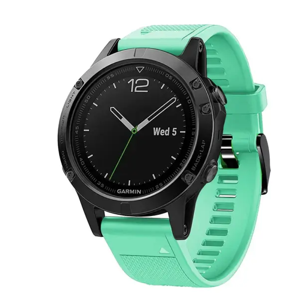 Silicone Watch Strap for Garmin Fenix Series - Image 2