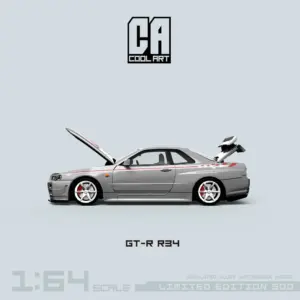 COOL ART 1:64 Nissan GT-R R34 Diecast Model 11 Sb78ba164e6774152b44ccda7c04a27b8H