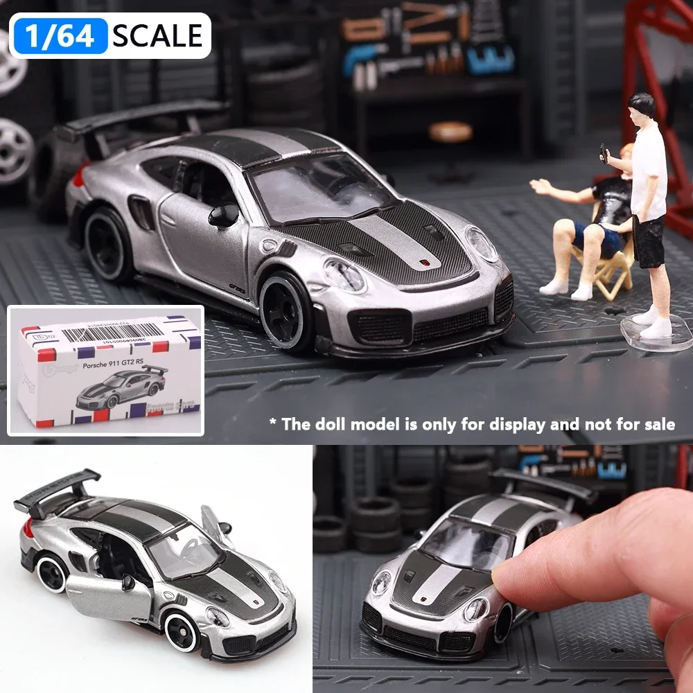 Bburago 1:64 Porsche 911 GT3 RS & Ferrari Model 8 Bburago 1:64 Porsche 911 GT3 RS & Ferrari Model - Image 8