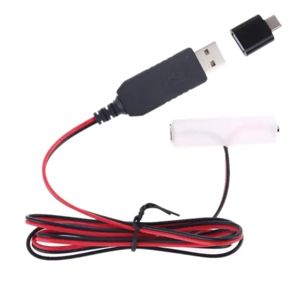 AA Battery Power Cable with Type-C Adapter - Image 8