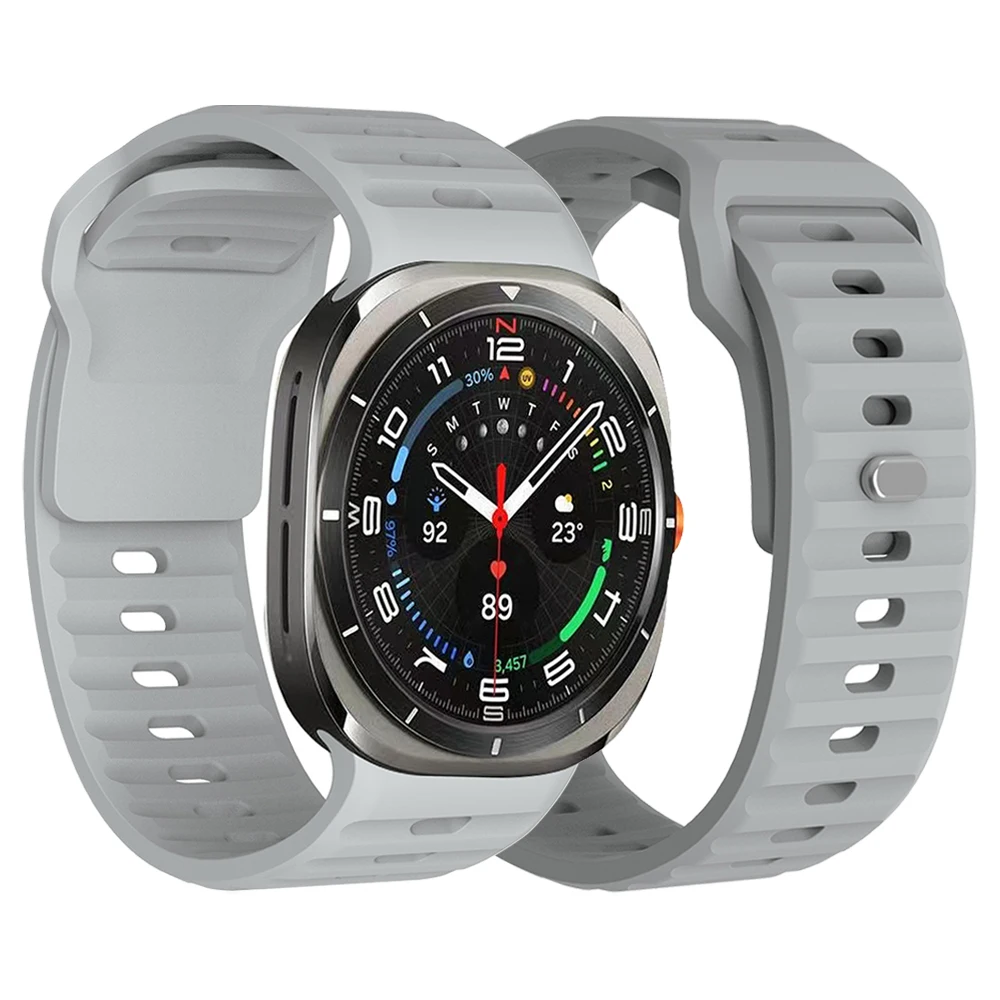 Soft Silicone Strap for Samsung Galaxy Watch Ultra 14 Soft Silicone Strap for Samsung Galaxy Watch Ultra - Image 14