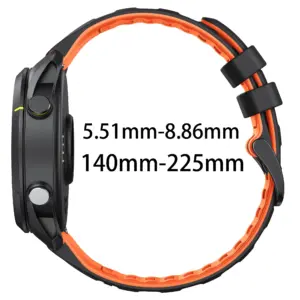 22mm Silicone Watch Band for Garmin Models 16 Sb83ed809093e4fb79a86c460d5ebcaae7