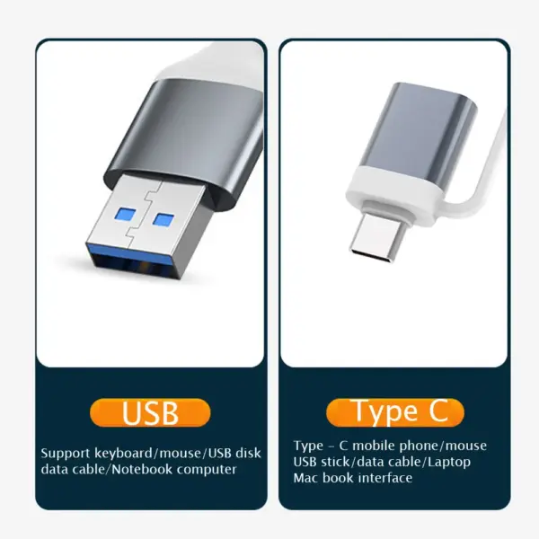 4-Port USB Type C Hub Adapter for Laptops - Image 6