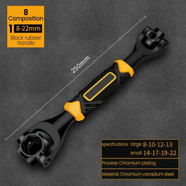 Multifunctional 8/52-in-1 Ratchet Wrench Tool - Image 4