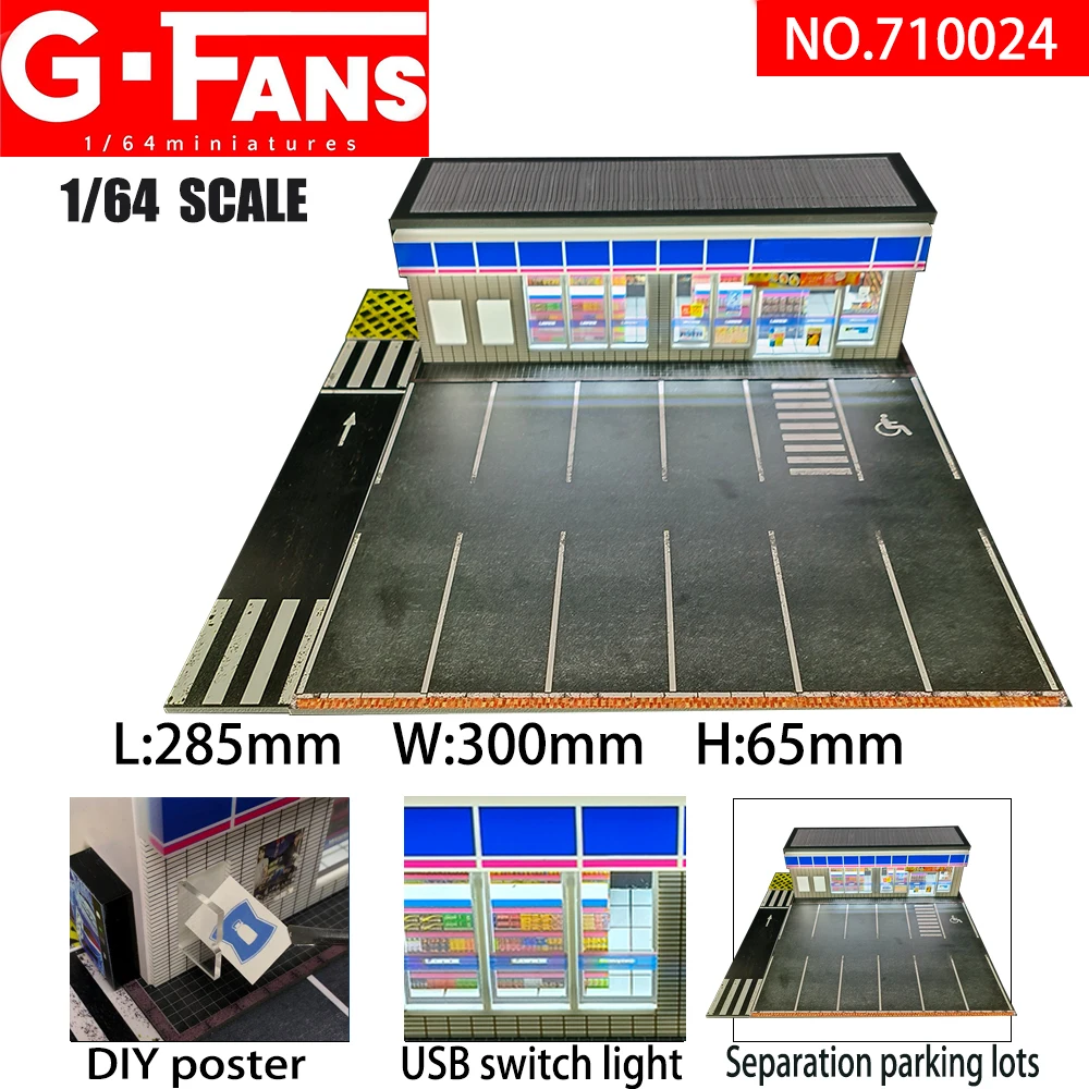 1:64 Scale Mini Car Garage Display Case 16 1:64 Scale Mini Car Garage Display Case - Image 16