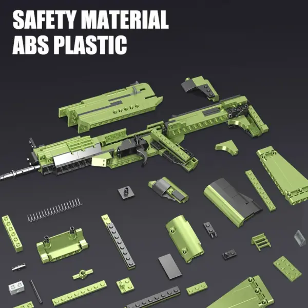 Military Series Desert Eagle Pistol MK14 Building Blocks Set - Image 5
