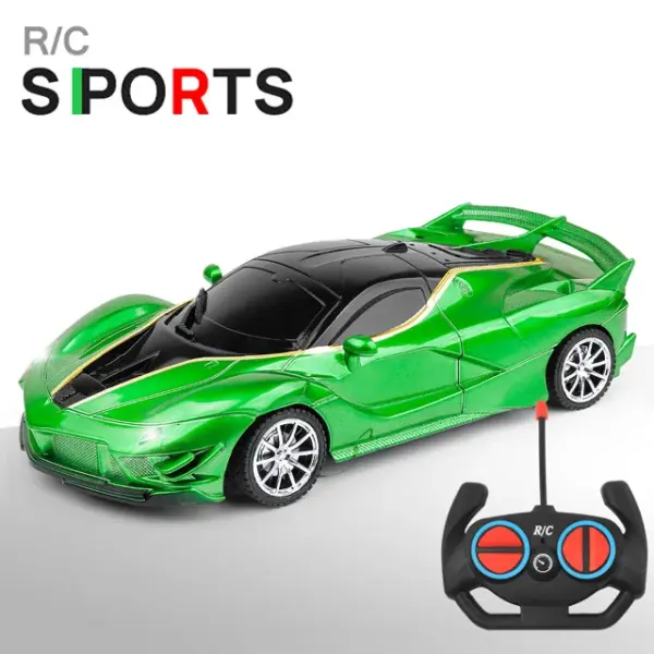 1/18 RC Car LED Light Remote Control Sports Car - Image 12