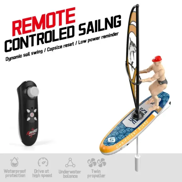 Remote Control Sailboat for Pool Play - Image 10