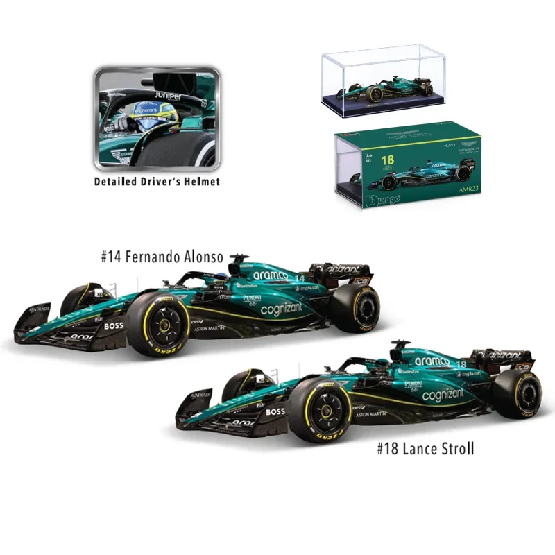 2023 Aston Martin AMR23 F1 Diecast Model 1:43 8 2023 Aston Martin AMR23 F1 Diecast Model 1:43 - Image 8