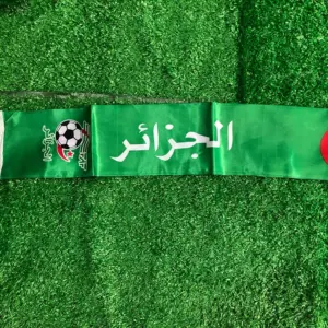 Algeria Football Scarf 14x130cm Satin Banner 10 Sbb98cf1c4db94e95bfe6b9a5c893ed06N