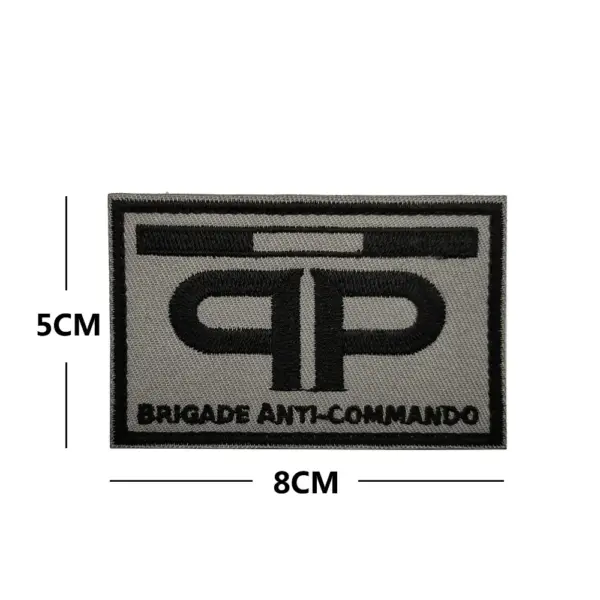 French BRI Anti Assault Military Patch with Hook & Loop - Image 3
