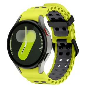 Two-Tone Silicone Strap for Samsung Galaxy Watch 21 Sbc05d4e31c66430ba0383d5c9801c256X