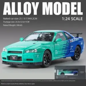 Diecast 1:24 GTR Skyline Floral Edition Model 13 Sbc2a0d3db9e840989ef61c54f0b05b30T