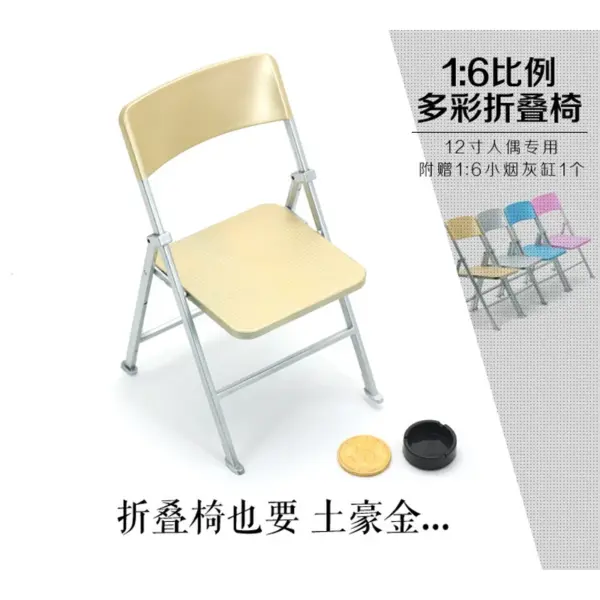 1/6 Scale Colorful Chair for Action Figures - Image 3