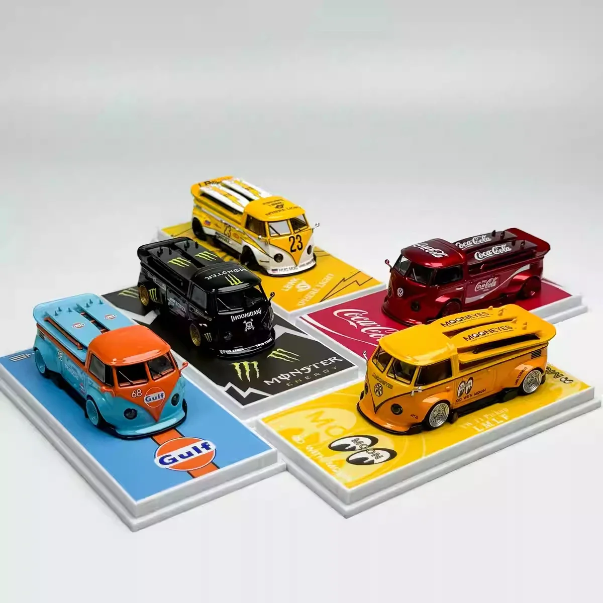 Volkswagen T1 Widebody Pickup Model 1:64 Diecast Collection 5 Volkswagen T1 Widebody Pickup Model 1:64 Diecast Collection - Image 5