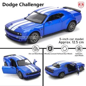 MSZ Dodge Challenger 5-inch Alloy Car Model 23 Sbca8cbf19f2c44eab30d895305b72ccbI 2