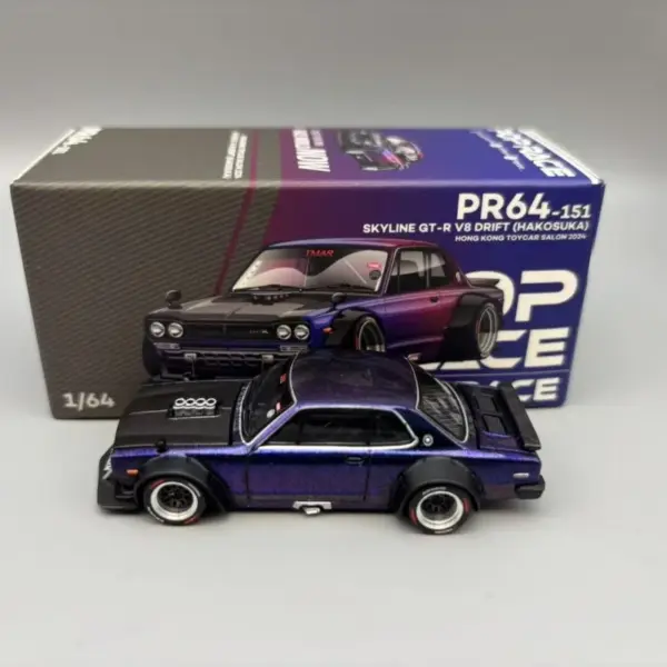 POP RACE 1:64 Nissan Skyline V8 Diecast Model - Image 12