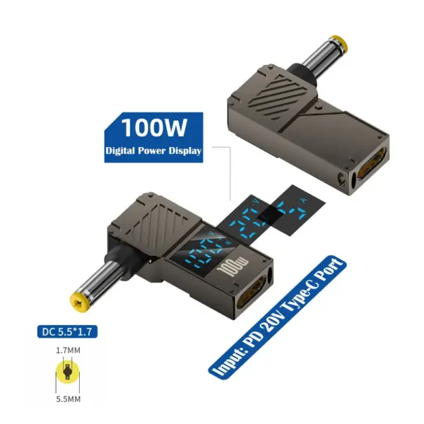 USB-C to DC Converter 100W with Display - Image 18