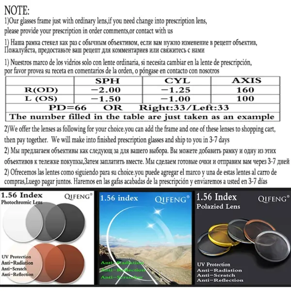 6-in-1 Polarized Sunglasses Frame for Adults - Image 2