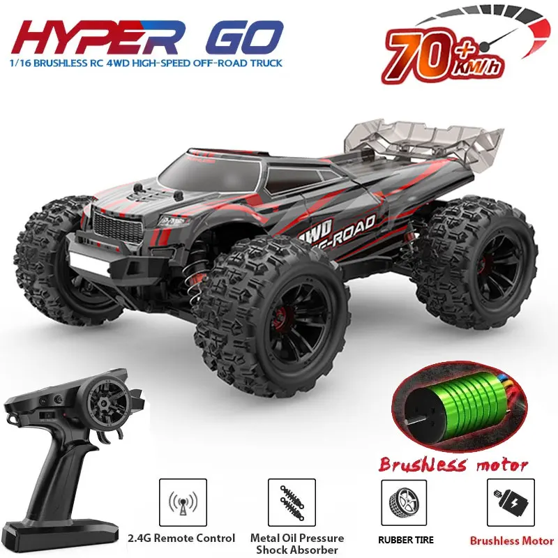 Brushless 1/16 RC Racing Car Model MJX 16207 2 Brushless 1/16 RC Racing Car Model MJX 16207 - Image 2