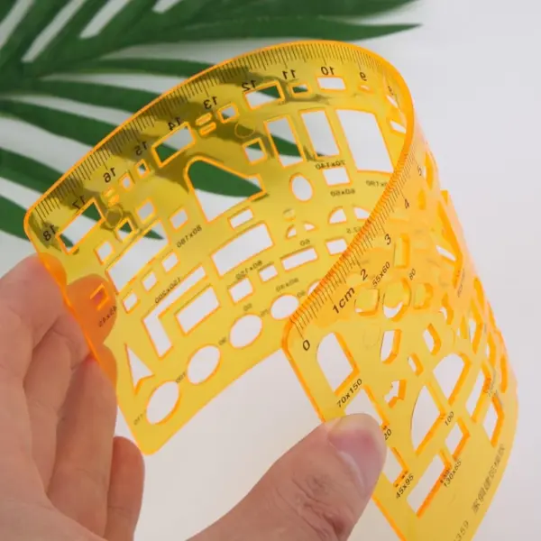 K Resin Geometric Template Ruler Stencil - Image 2