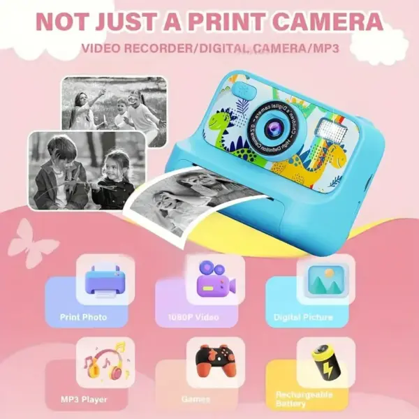 Kids Instant Print Digital Camera with 32G Storage - Image 3