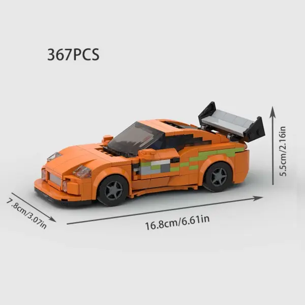 Stylized Building Block Toy Car - Image 73