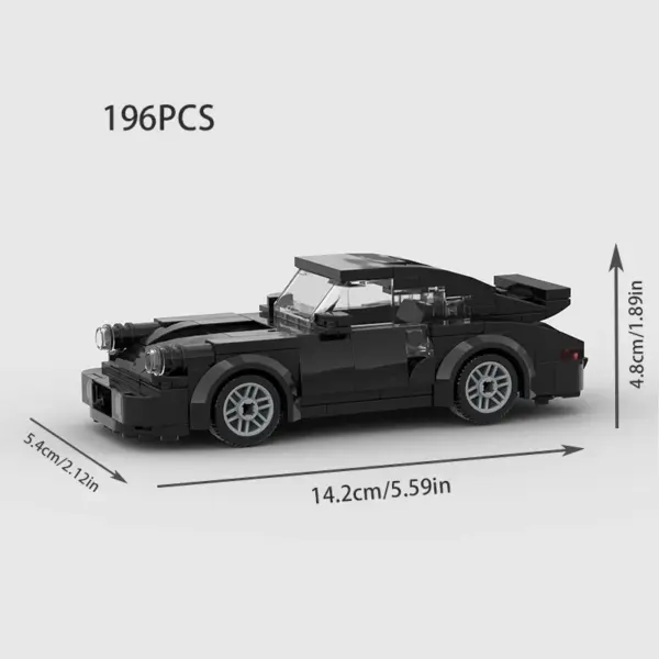 Stylized Building Block Toy Car - Image 38
