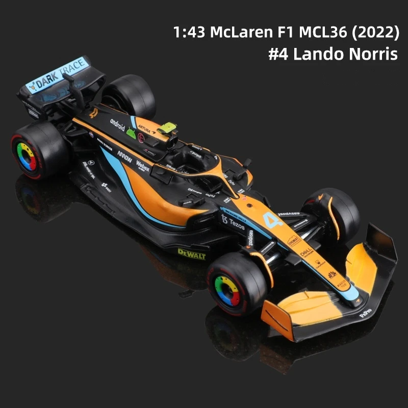 Bruago 1:43 McLaren MCL36 F1 Die-Cast Car Model 2 Bruago 1:43 McLaren MCL36 F1 Die-Cast Car Model - Image 2