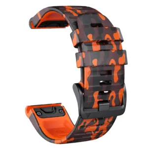 Sports Camouflage Silicone Strap for Garmin Fenix 7 17 Sbf2b29bba3c8407fbc62bb4f9c898fdab