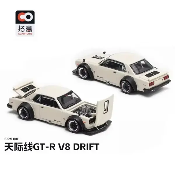 POP RACE 1:64 Skyline GT-R V8 Drift Miniature Car - Image 23