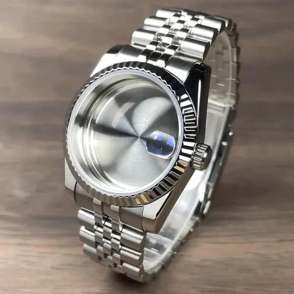 Fluted Bezel Watch Case for NH35 NH36 Movement - Image 10