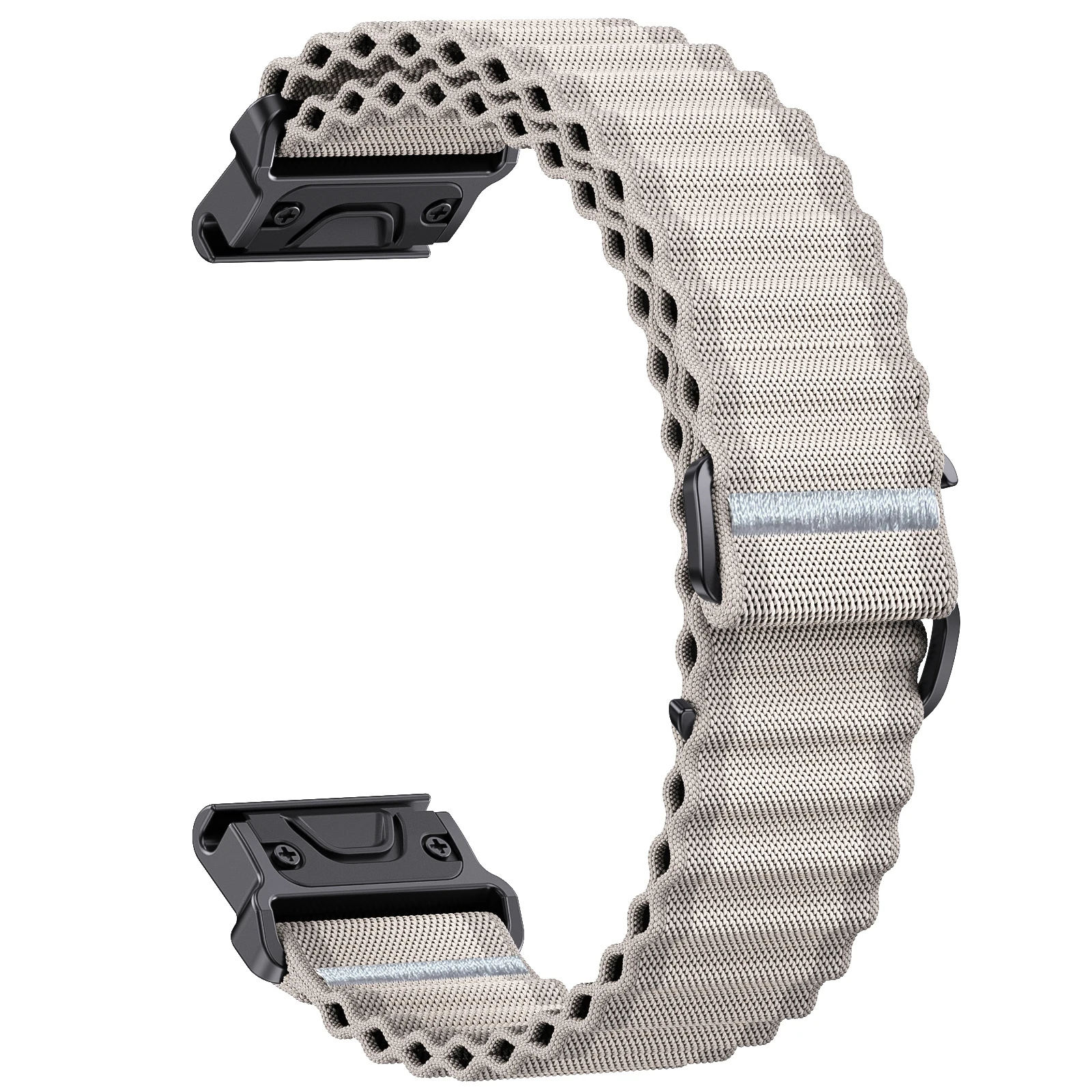 Two Tone Nylon Watch Strap for Garmin Fenix 11 Two Tone Nylon Watch Strap for Garmin Fenix - Image 11