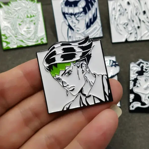 JoJos Bizarre Adventure Enamel Pin Badge for Fans - Image 9