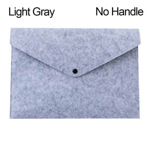 A4 Felt Document Folder with Buckle - Image 13
