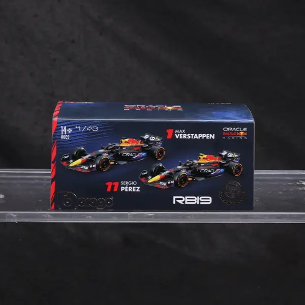 Bburago 1:43 Red Bull RB19 Austin GP Diecast Model - Image 7