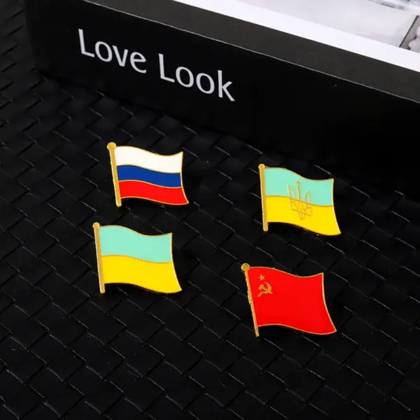 Classic Soviet Union Flag Enamel Pin Badge - Image 6