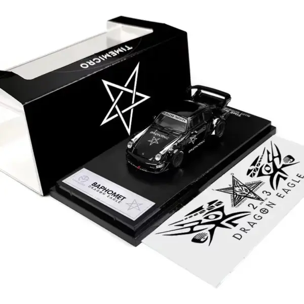 Flame 1:64 Porsche RWB Collector Car Model - Image 12