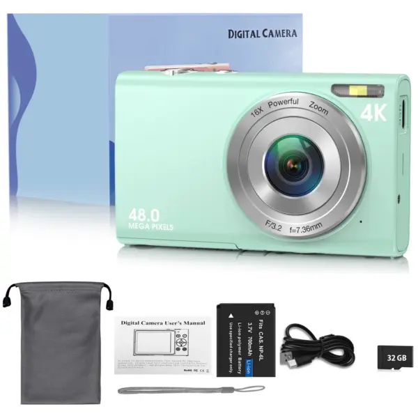 4K Digital Camera with 48MP Resolution for Enthusiasts - Image 10