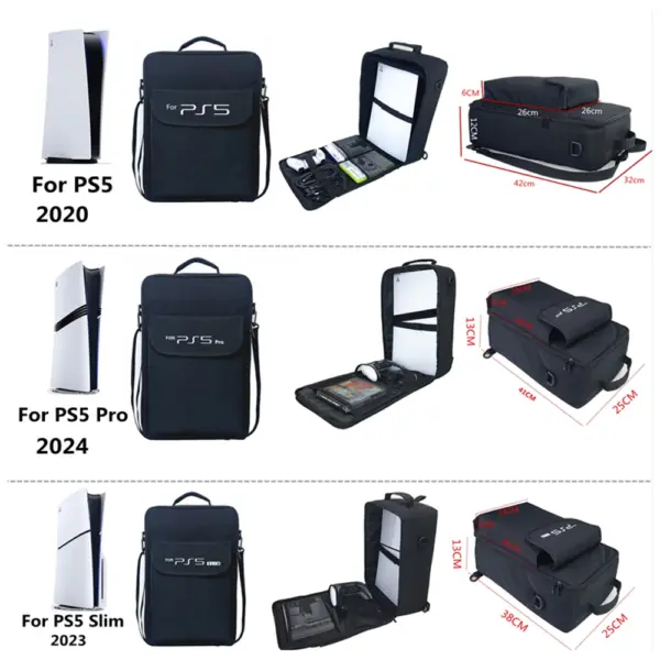 BUBM Portable Case for PS5 Pro/Slim Console - Image 2