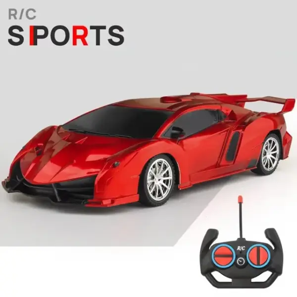 1/18 RC Car LED Light Remote Control Sports Car - Image 15
