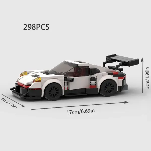 Stylized Building Block Toy Car - Image 63