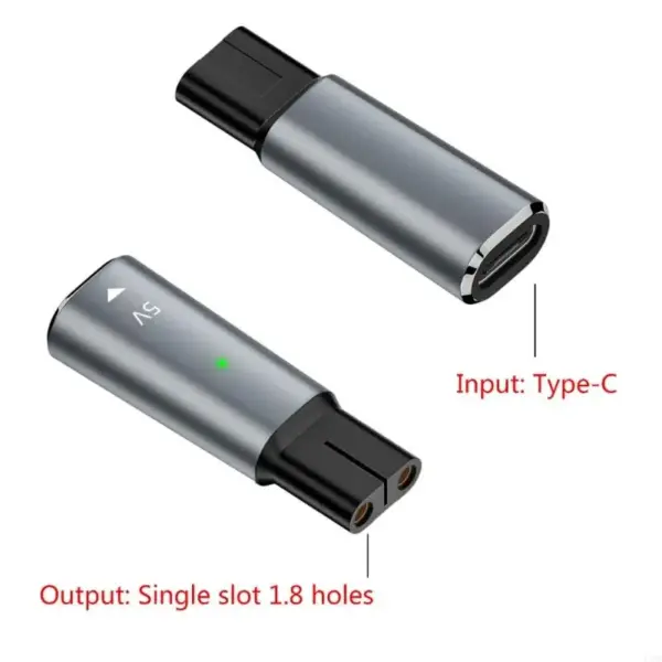 Dual Output USB Type C to 2 Pin Adapter Set - Image 15