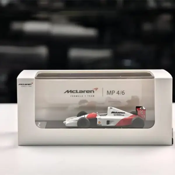 Lcd 1:64 McLaren F1 Mp4/6 Micro Car Model - Image 4