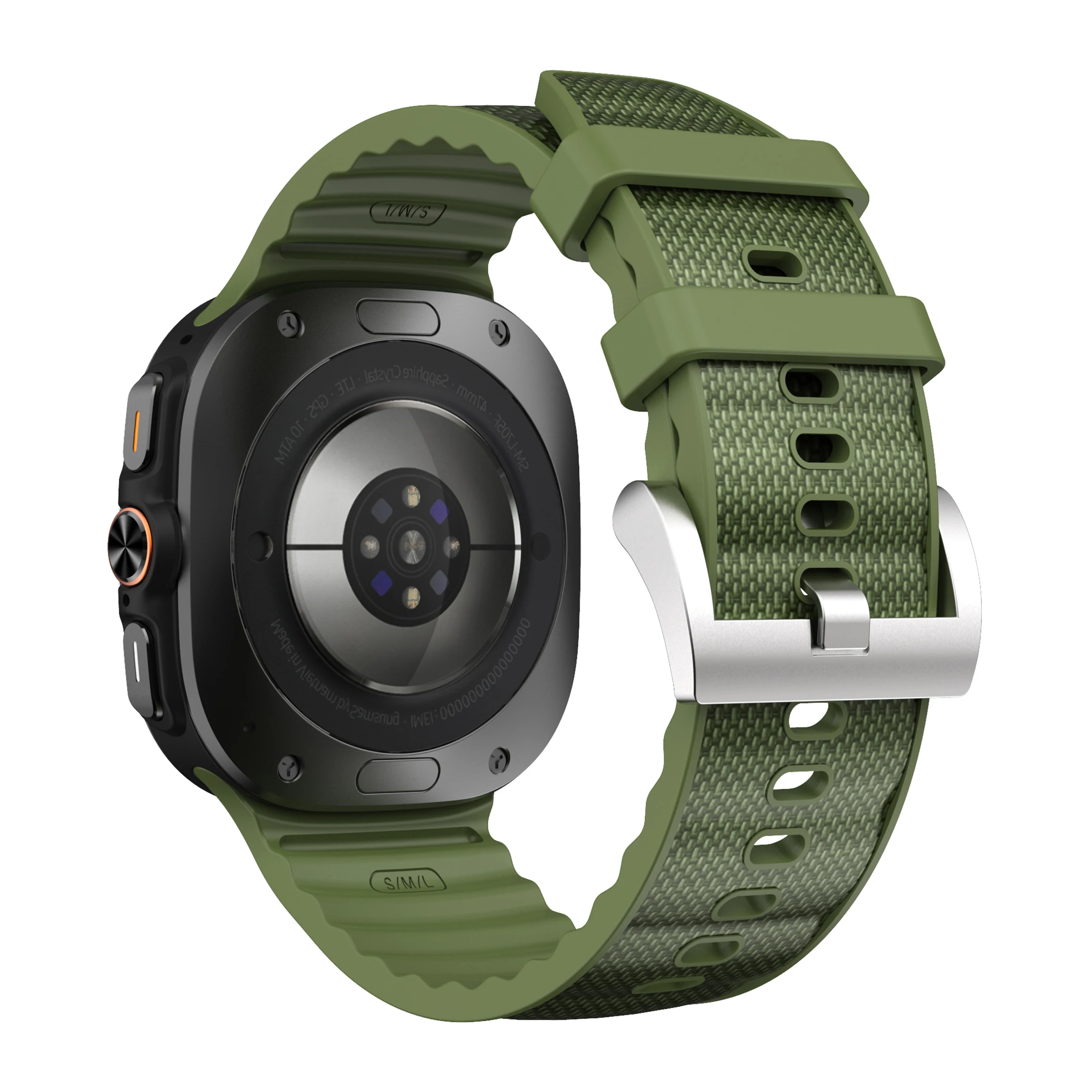 Nylon Silicone Strap for Samsung Galaxy Watch Ultra 8 Nylon Silicone Strap for Samsung Galaxy Watch Ultra - Image 8